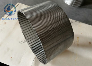 Herida Johnson Stainless Steel Well Screens del abrigo del alambre para el pozo de agua
