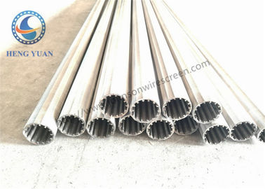 pantalla de alambre de 40m m O.D Stainless Steel Wedge, control de Johnson Filter Screen For Sand