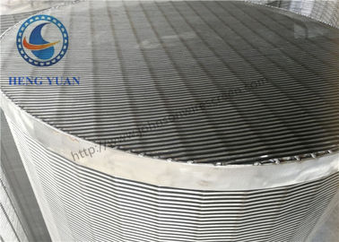 La pantalla de alambre del perfil del diámetro grande instala tubos el acero inoxidable para el filtro de agua