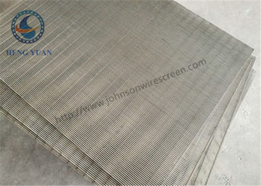 Los SS 205/304/316/acuñan el tamiz del filtro de Mesh For del alambre que defiende tamaño de la ranura de 0.5m m