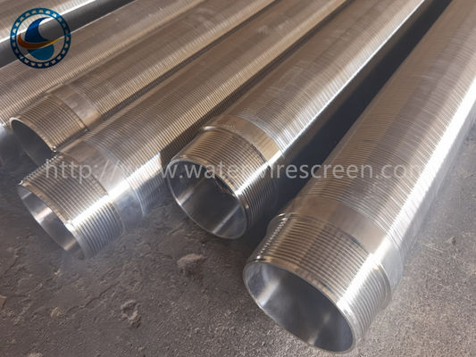 4-1/2” perforación de Ss304 Johnson Wire Screen Water Well para el control de la arena