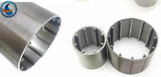 Filtro de cuña del perfil de los Ss 316l Johnson Vee Wire Screen Slot 20um