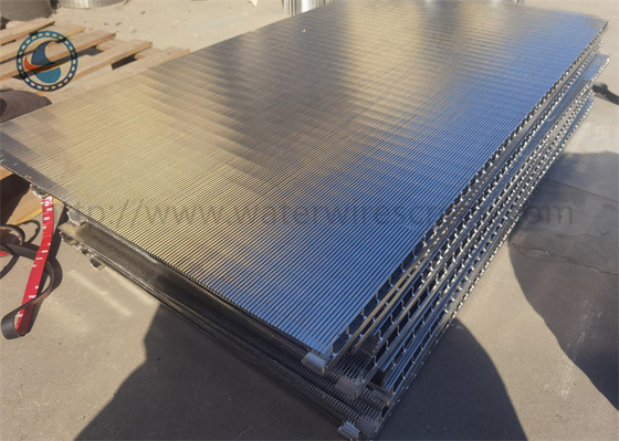 Panel de filtro de pantalla de alambre Johnson Wedge V para equipos de cerveza